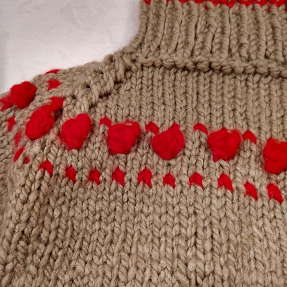 🗽New/Large Dog's Sweater❤️🤎 Exclusive HandKnitted - Picture 7 of 10
